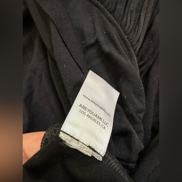 NWOT ARE YOU AM I Taela Dress in Black - Picture 7 of 7